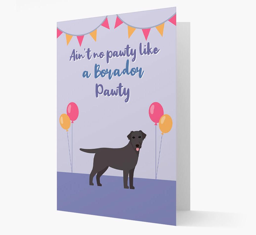 Ain't No Pawty: Personalized {breedFullName} Card