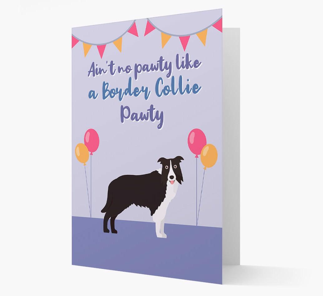 Ain't No Pawty: Personalized {breedFullName} Card