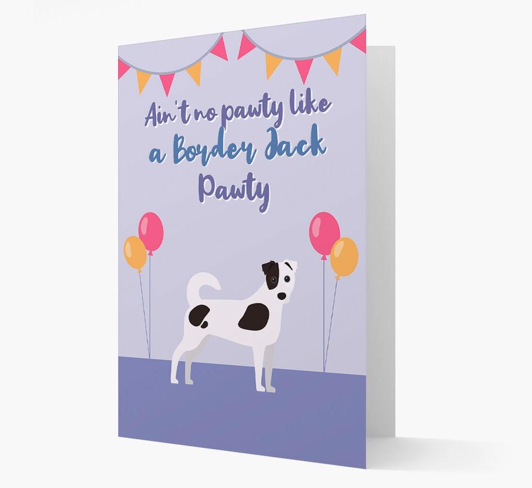 Ain't No Pawty: Personalized {breedFullName} Card