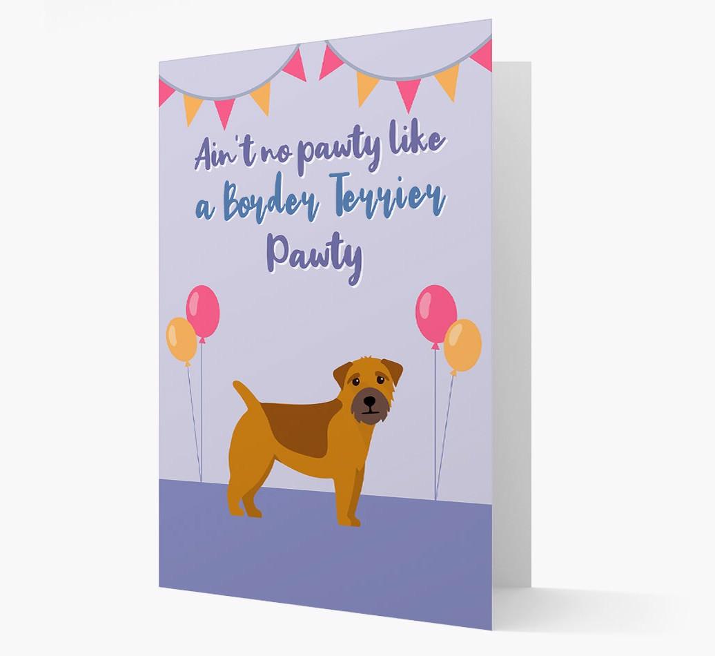 Ain't No Pawty: Personalized {breedFullName} Card