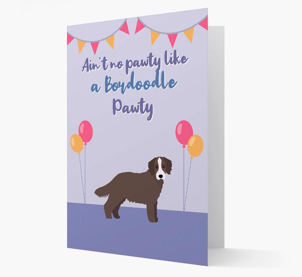 Ain't No Pawty: Personalized {breedFullName} Card