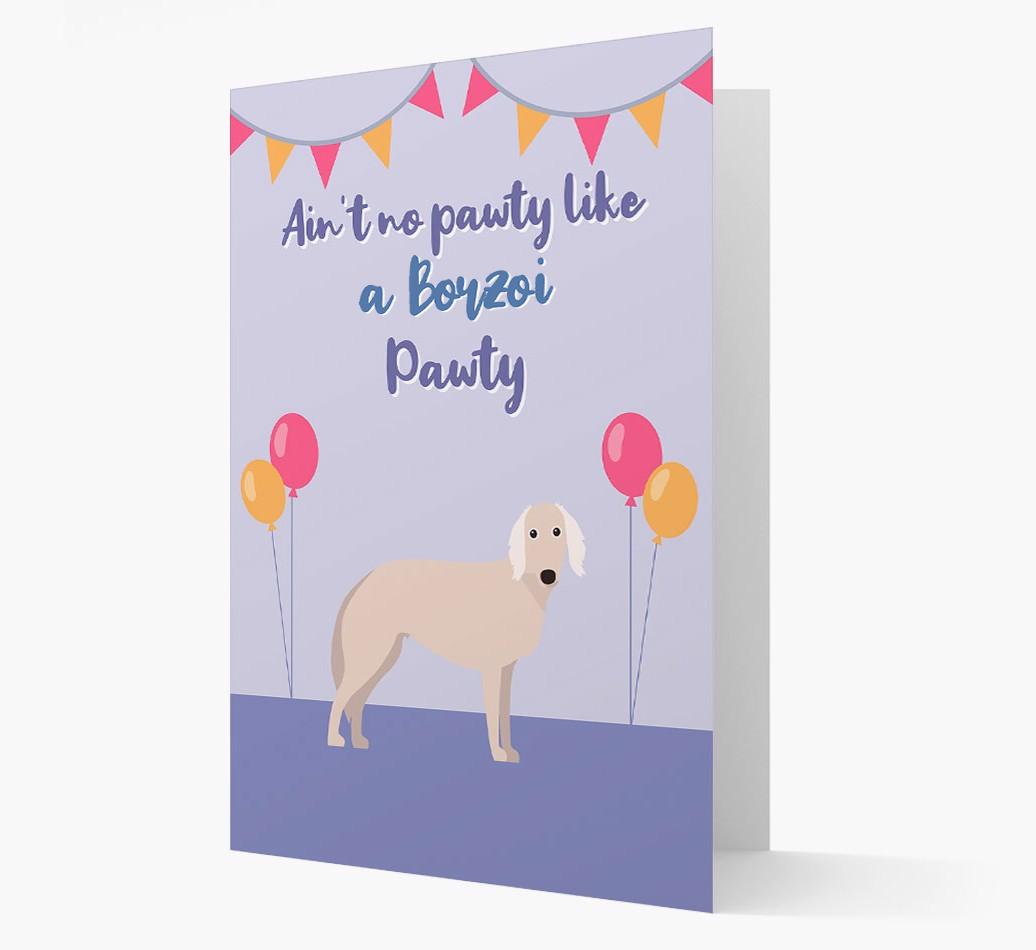 Ain't No Pawty: Personalized {breedFullName} Card