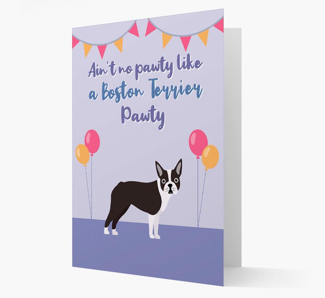 Ain't No Pawty: Personalized {breedFullName} Card