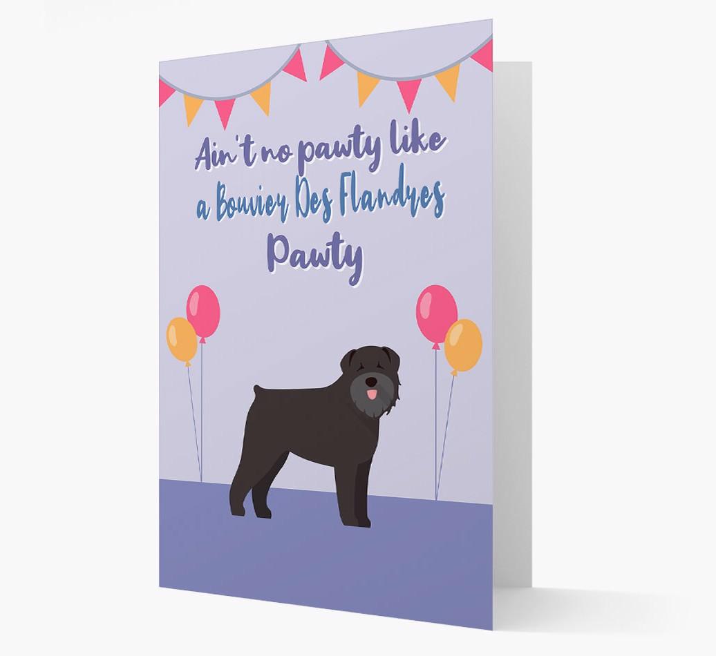 Ain't No Pawty: Personalized {breedFullName} Card