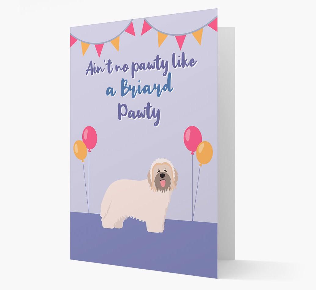 Ain't No Pawty: Personalized {breedFullName} Card