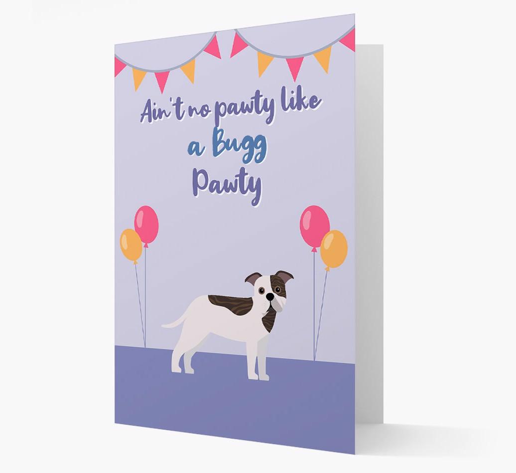 Ain't No Pawty: Personalized {breedFullName} Card