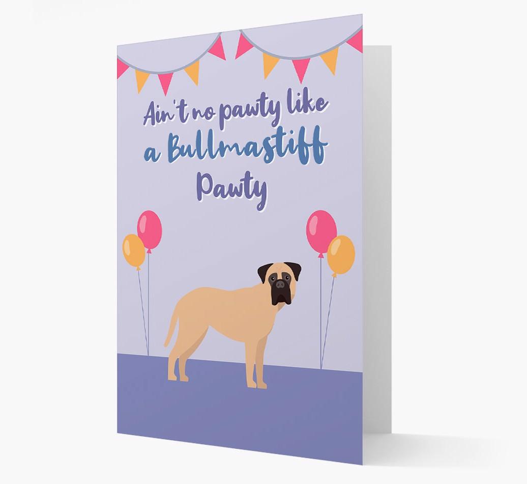 Ain't No Pawty: Personalized {breedFullName} Card