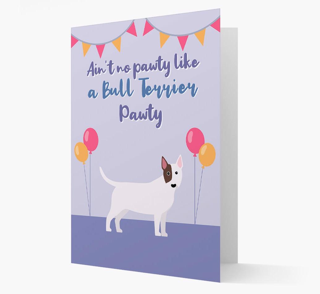 Ain't No Pawty: Personalized {breedFullName} Card
