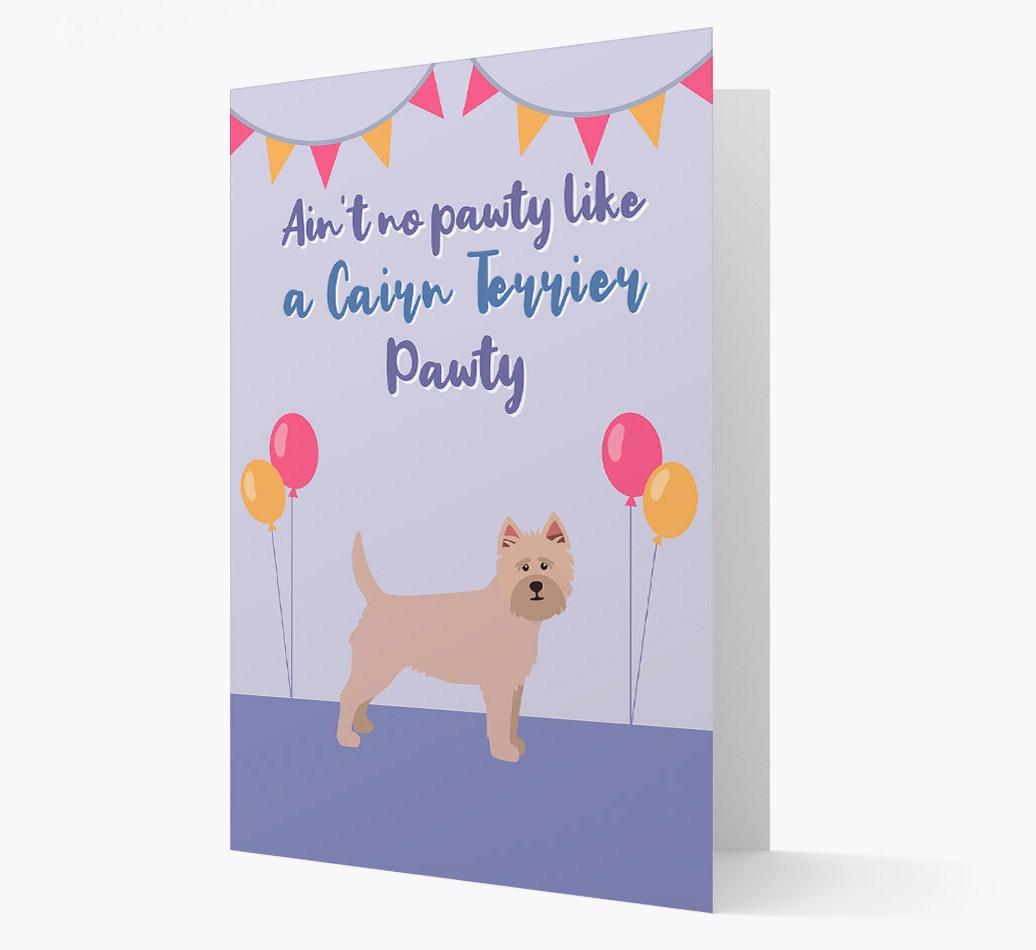 Ain't No Pawty: Personalized {breedFullName} Card
