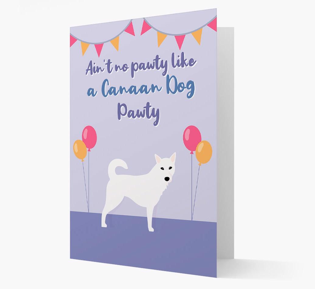 Ain't No Pawty: Personalized {breedFullName} Card