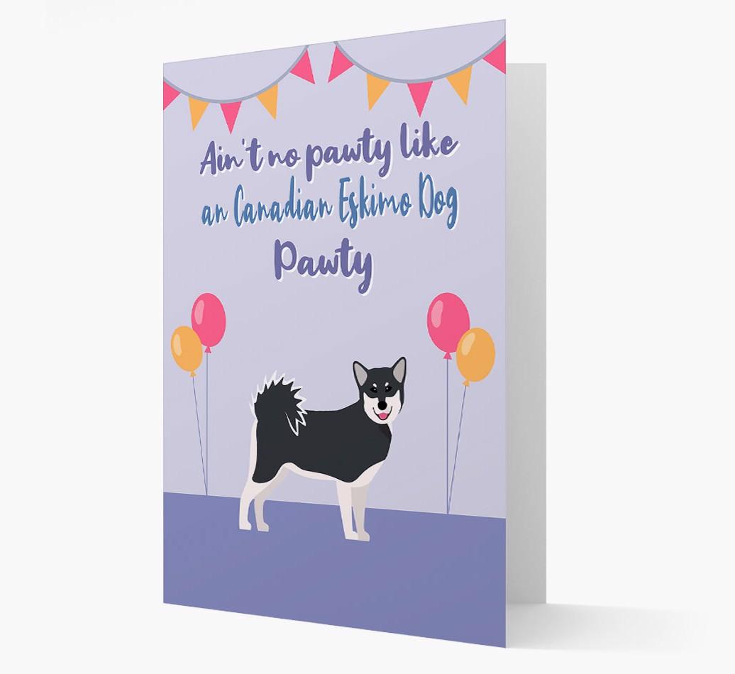 Ain't No Pawty: Personalized {breedFullName} Card