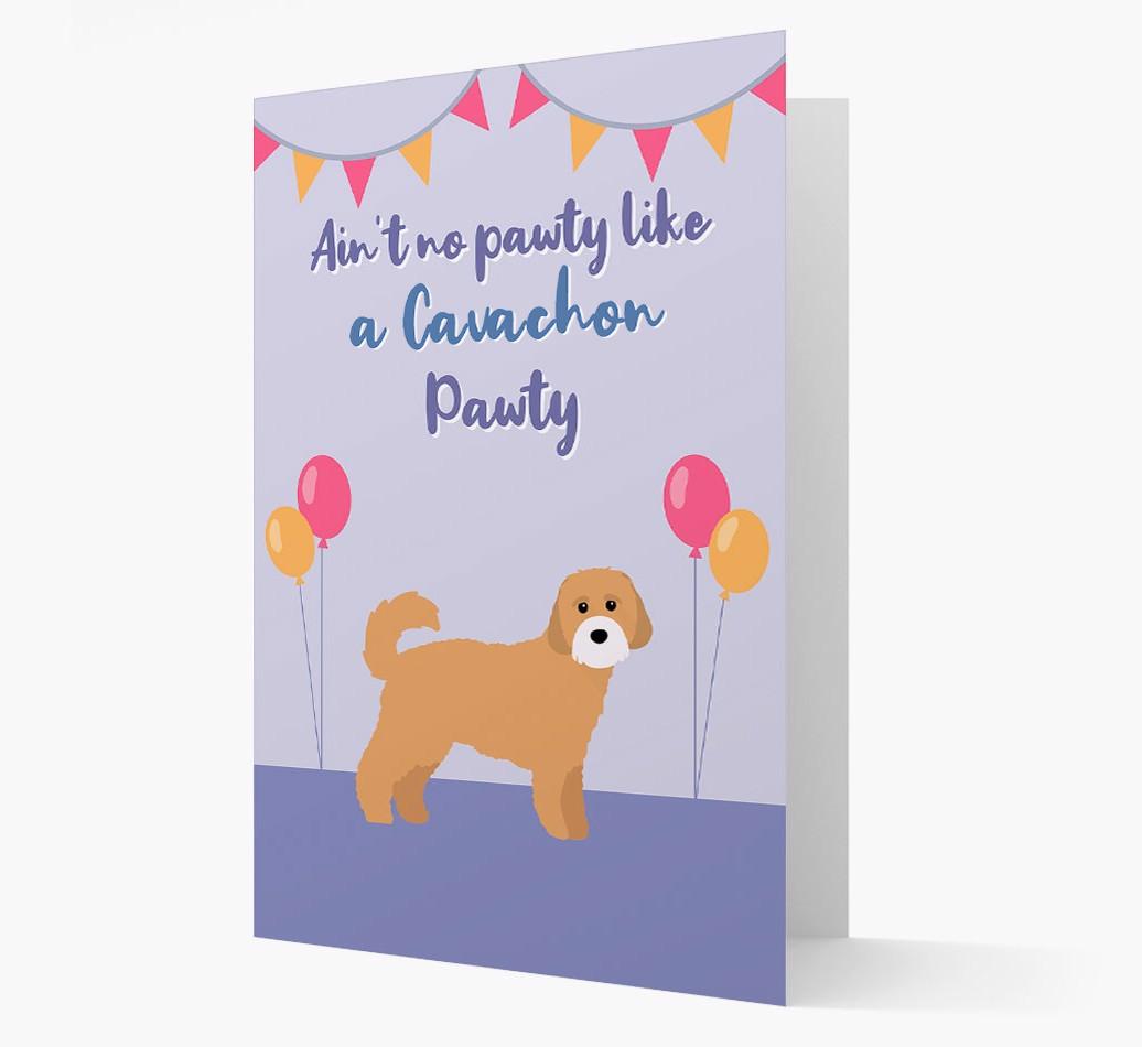 Ain't No Pawty: Personalized {breedFullName} Card