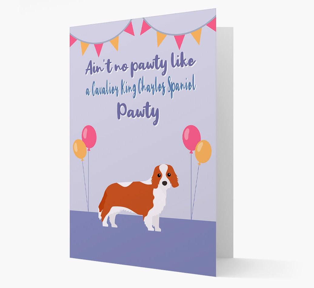 Ain't No Pawty: Personalized {breedFullName} Card