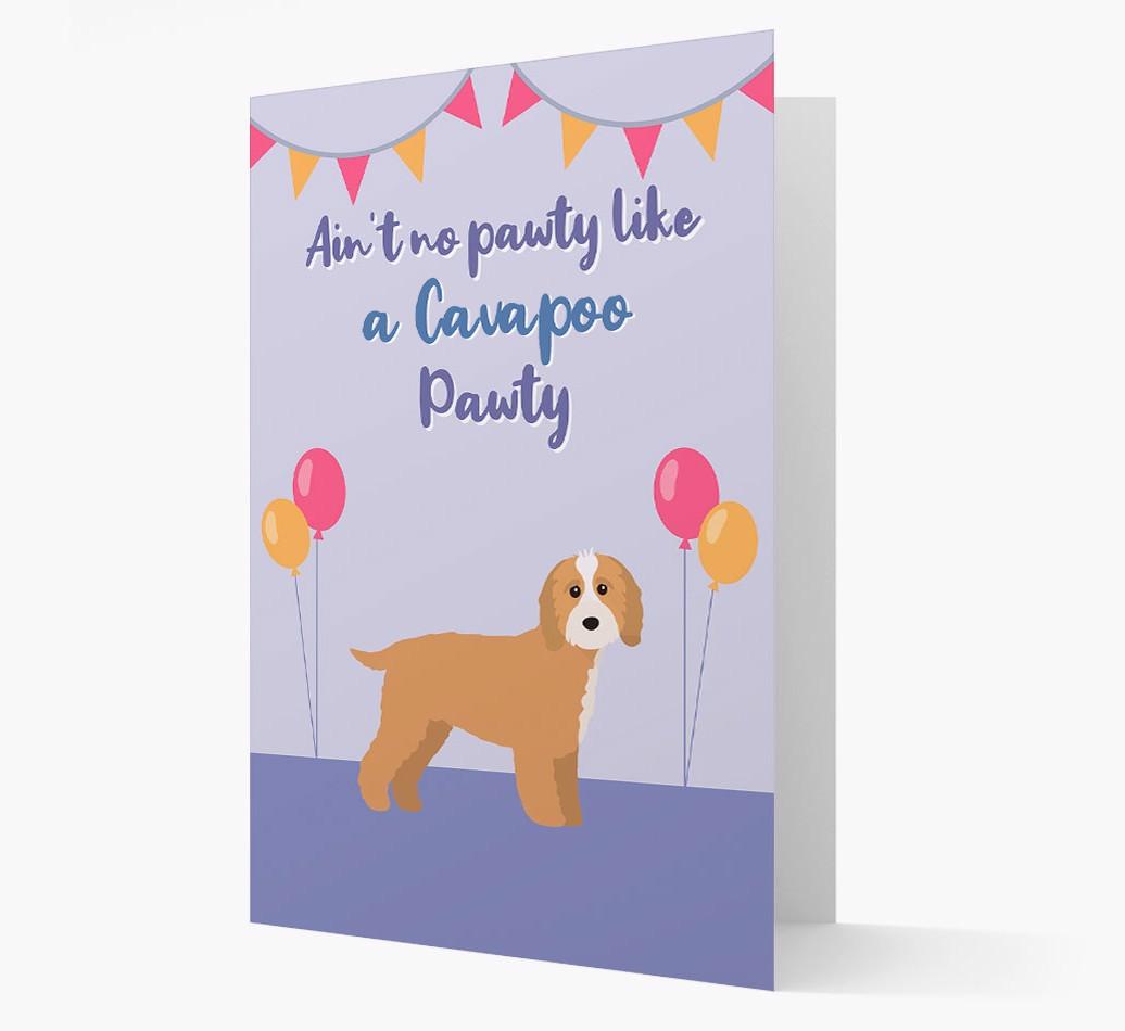 Ain't No Pawty: Personalized {breedFullName} Card