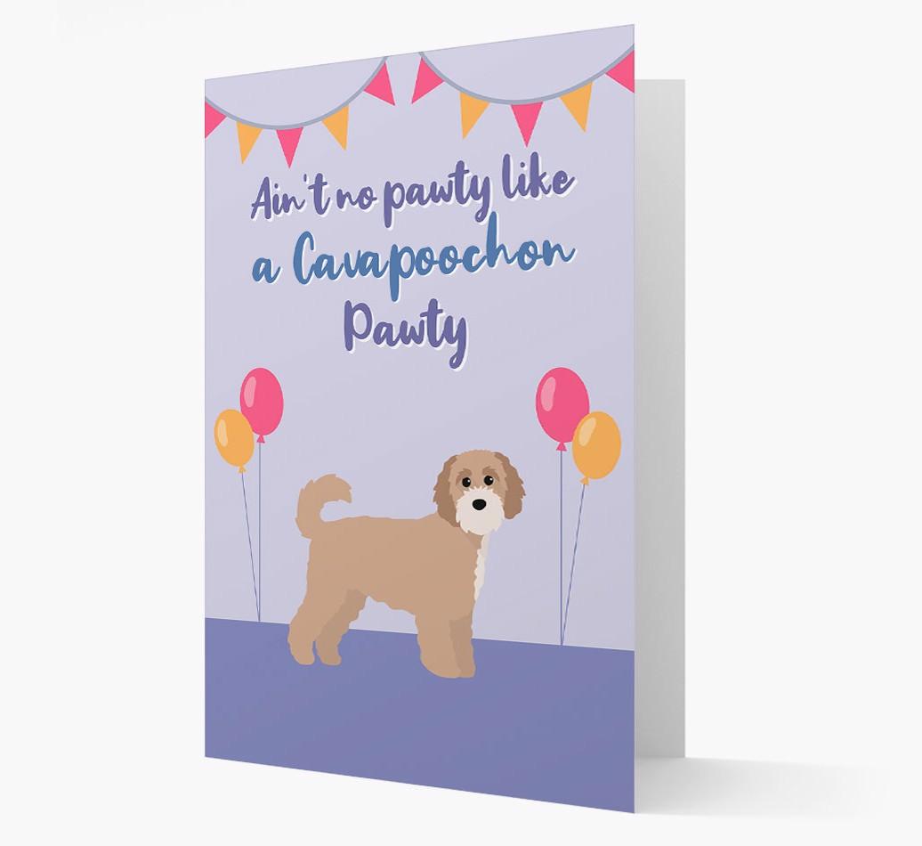 Ain't No Pawty: Personalized {breedFullName} Card