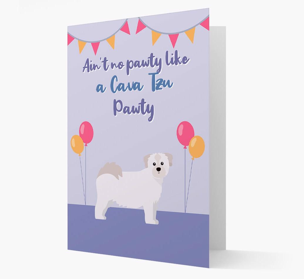 Ain't No Pawty: Personalized {breedFullName} Card
