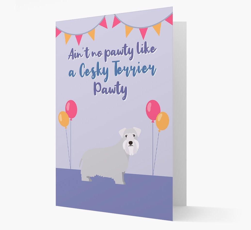 Ain't No Pawty: Personalized {breedFullName} Card
