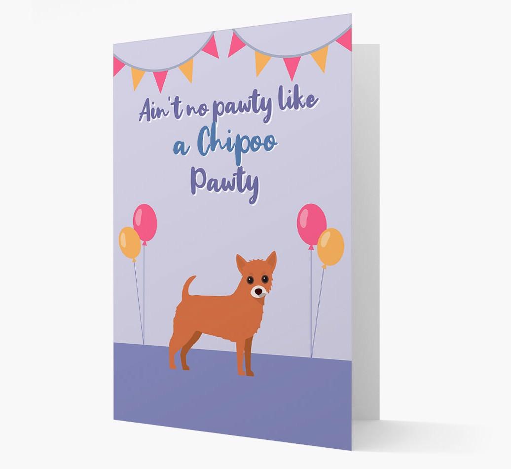 Ain't No Pawty: Personalized {breedFullName} Card