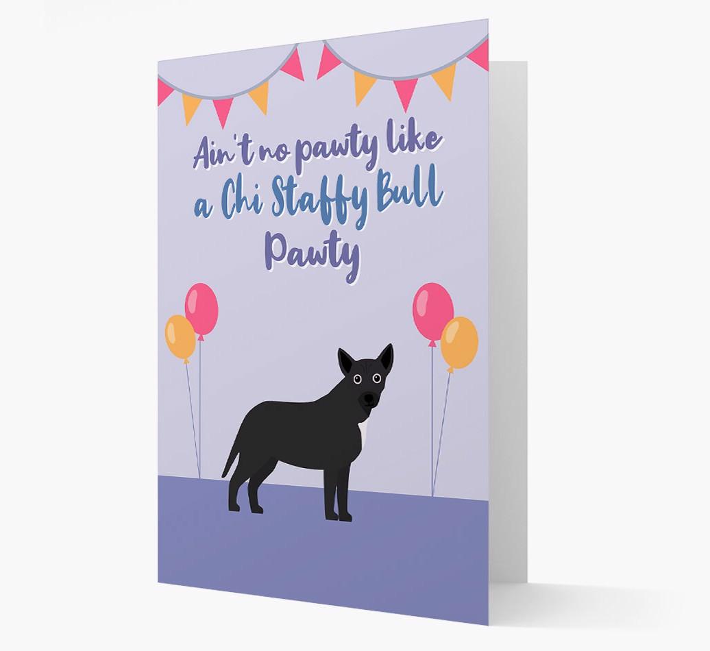 Ain't No Pawty: Personalized {breedFullName} Card