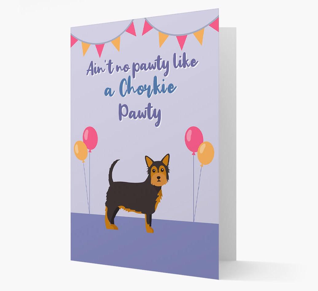 Ain't No Pawty: Personalized {breedFullName} Card
