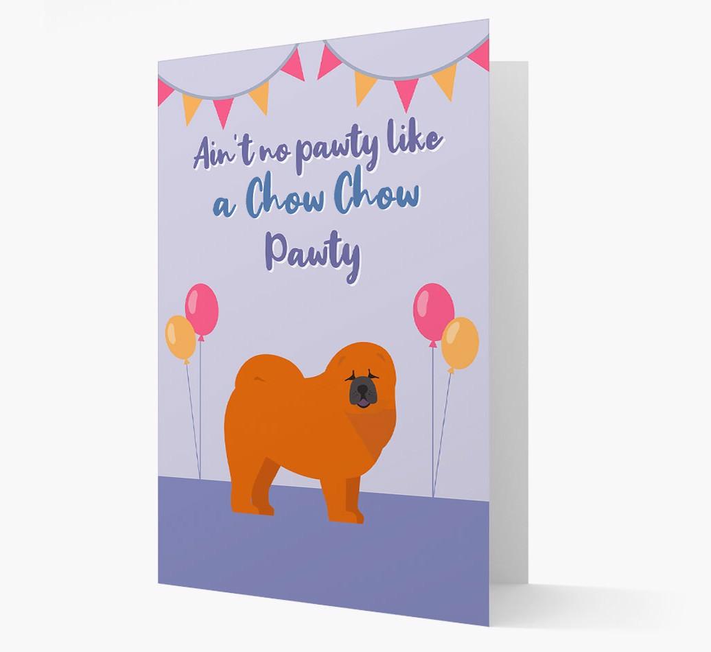 Ain't No Pawty: Personalized {breedFullName} Card