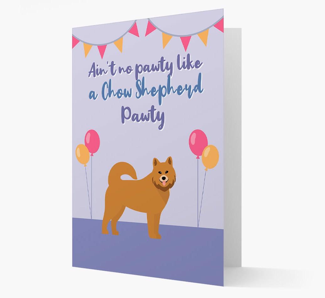 Ain't No Pawty: Personalized {breedFullName} Card