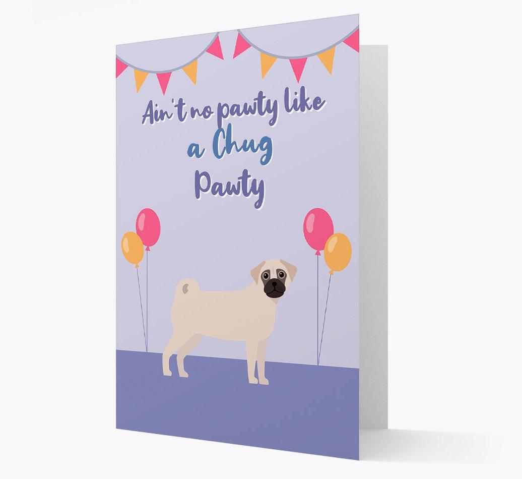 Ain't No Pawty: Personalized {breedFullName} Card