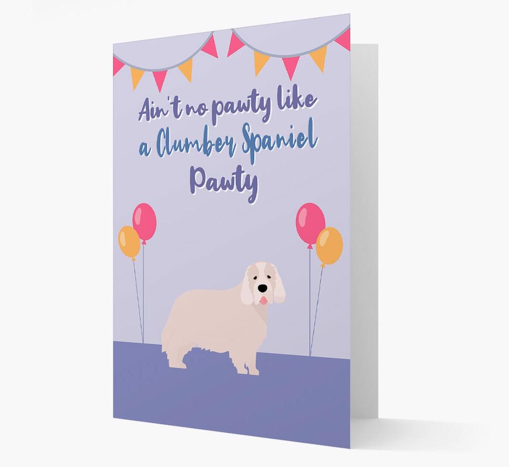 Ain't No Pawty: Personalized {breedFullName} Card