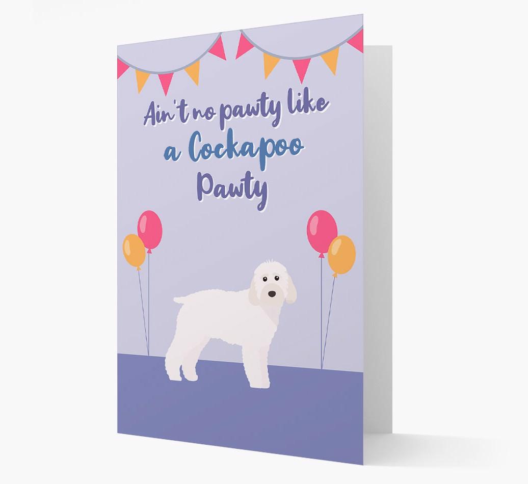 Ain't No Pawty: Personalized {breedFullName} Card