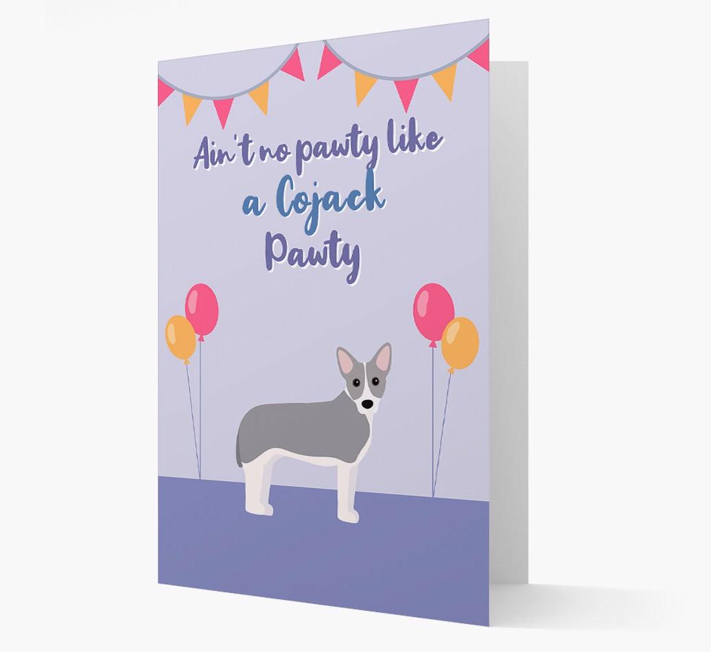 Ain't No Pawty: Personalized {breedFullName} Card