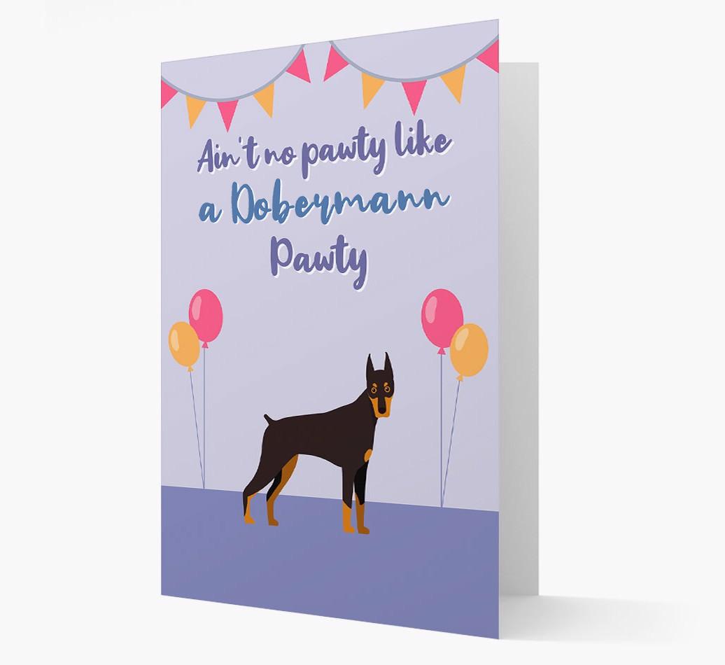 Ain't No Pawty: Personalized {breedFullName} Card