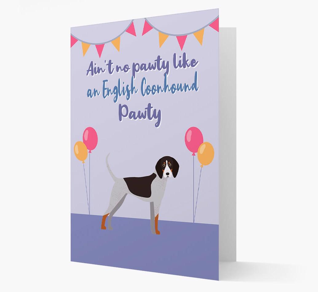 Ain't No Pawty: Personalized {breedFullName} Card