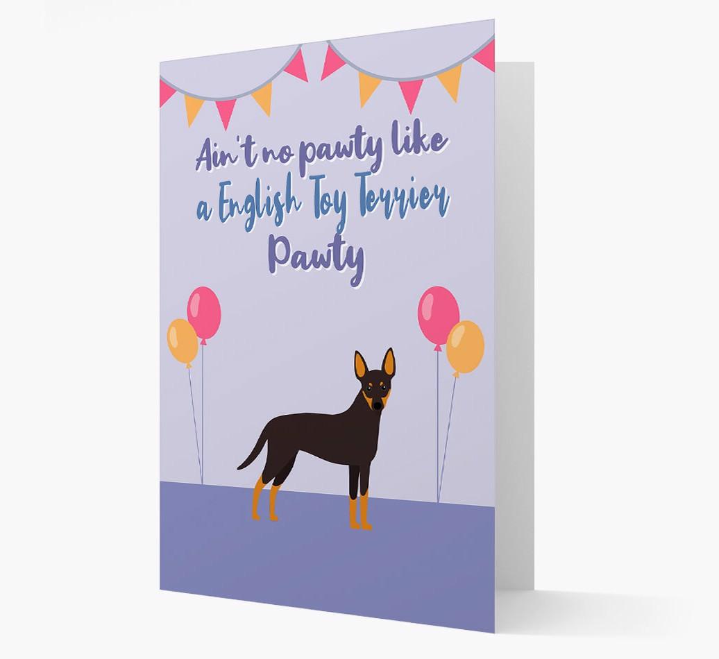 Ain't No Pawty: Personalized {breedFullName} Card