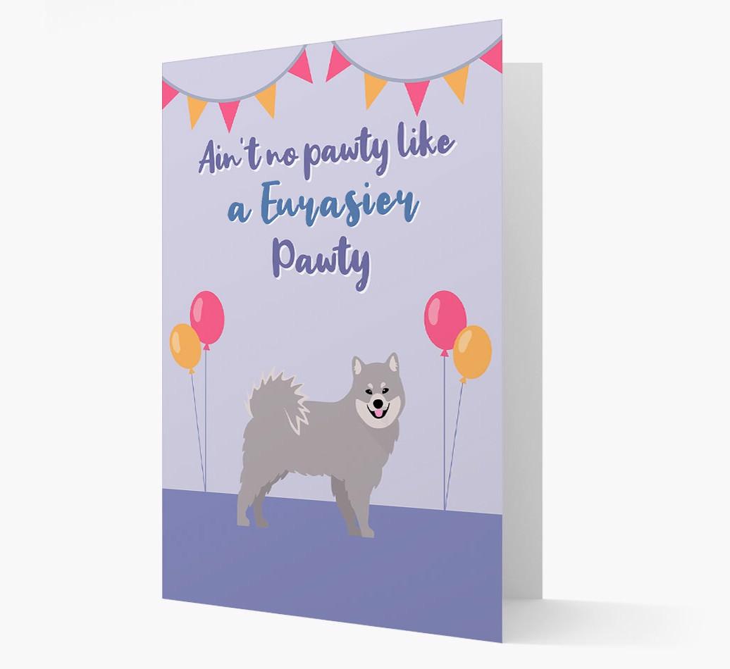 Ain't No Pawty: Personalized {breedFullName} Card