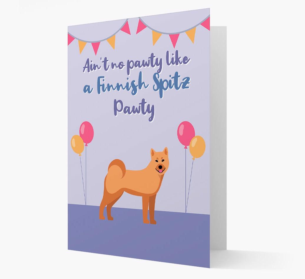 Ain't No Pawty: Personalized {breedFullName} Card