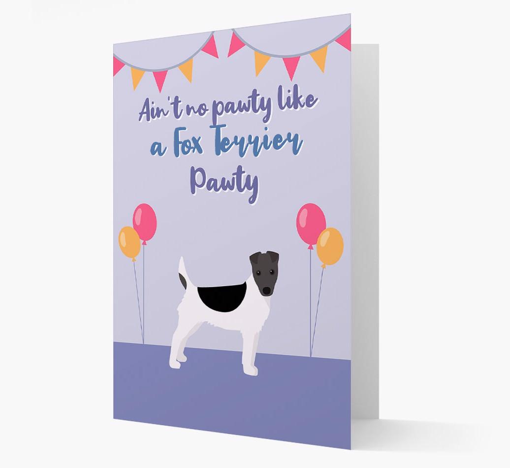 Ain't No Pawty: Personalized {breedFullName} Card