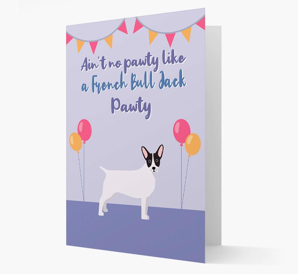 Ain't No Pawty: Personalized {breedFullName} Card