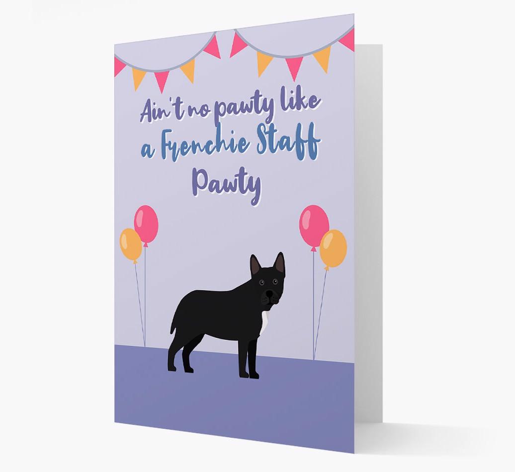 Ain't No Pawty: Personalized {breedFullName} Card
