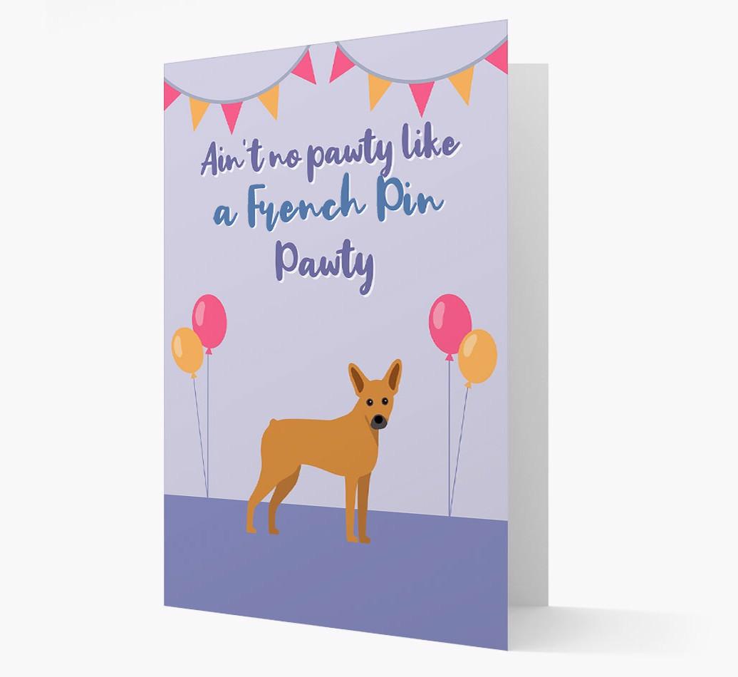 Ain't No Pawty: Personalized {breedFullName} Card