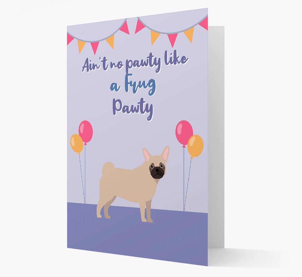 Ain't No Pawty: Personalized {breedFullName} Card