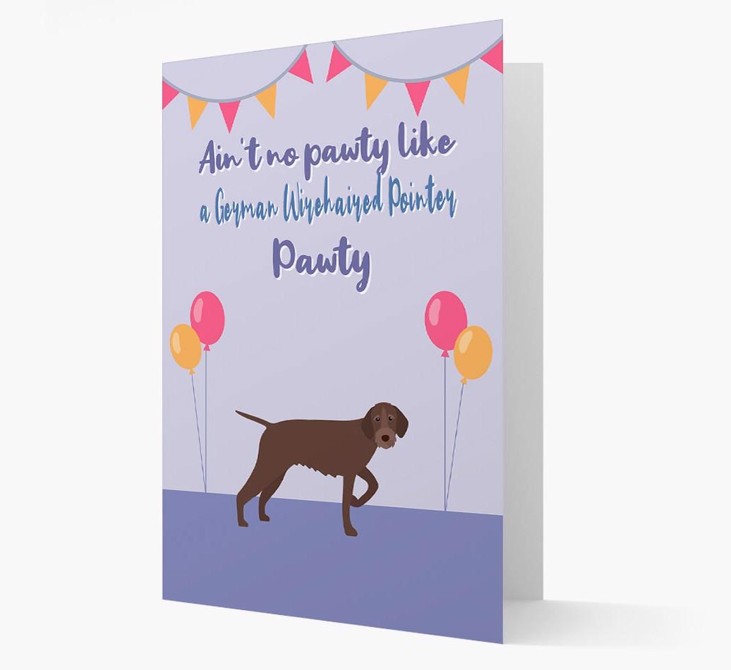 Ain't No Pawty: Personalized {breedFullName} Card