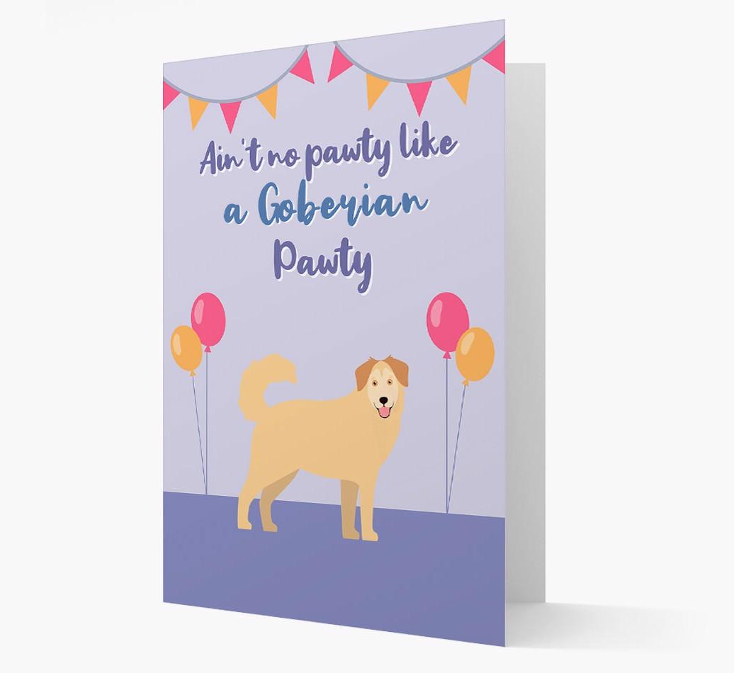 Ain't No Pawty: Personalized {breedFullName} Card