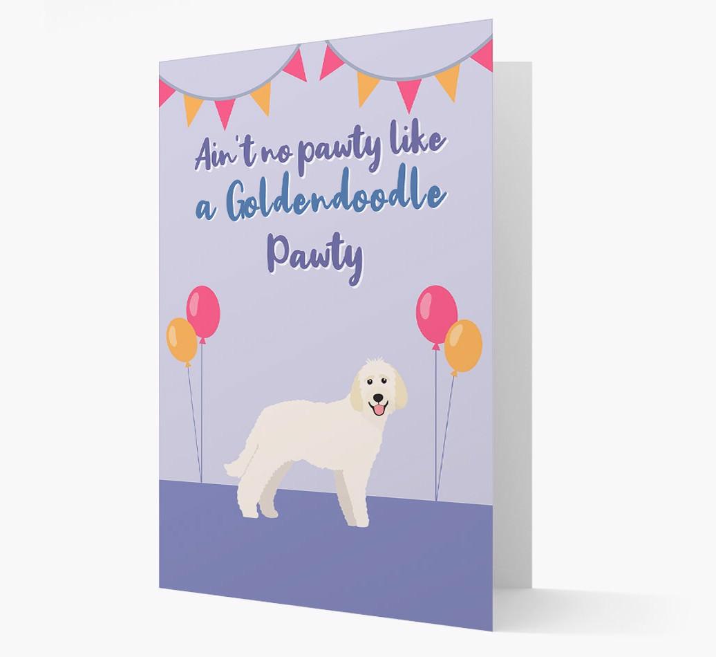 Ain't No Pawty: Personalized {breedFullName} Card