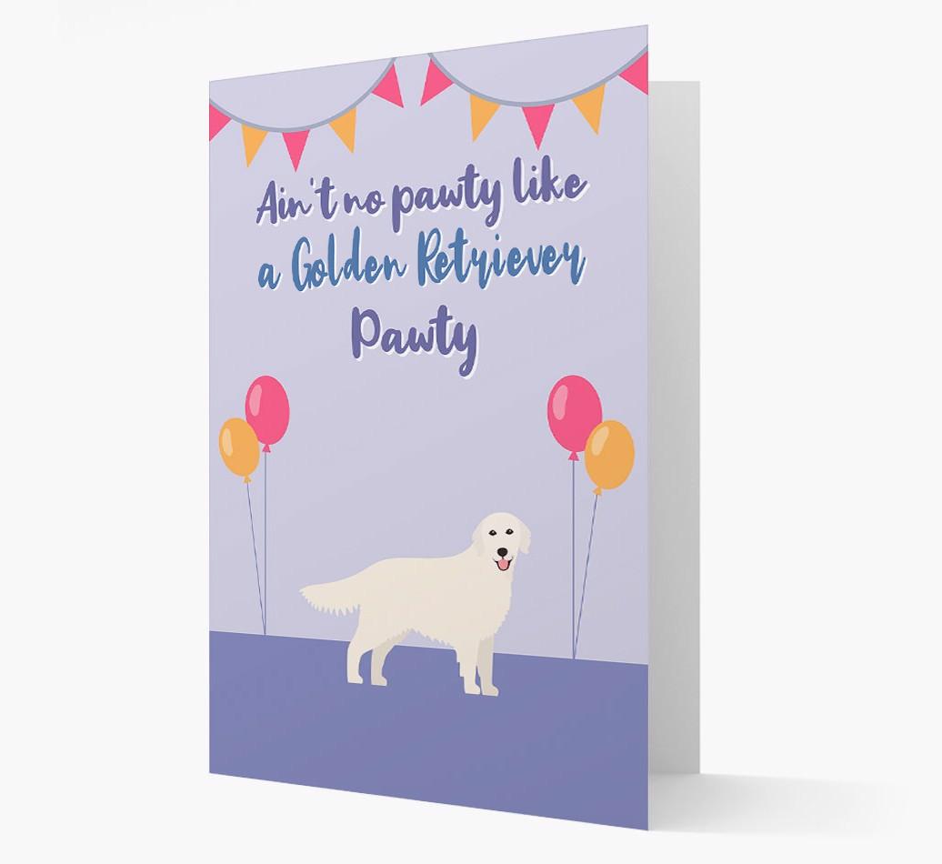 Ain't No Pawty: Personalized {breedFullName} Card
