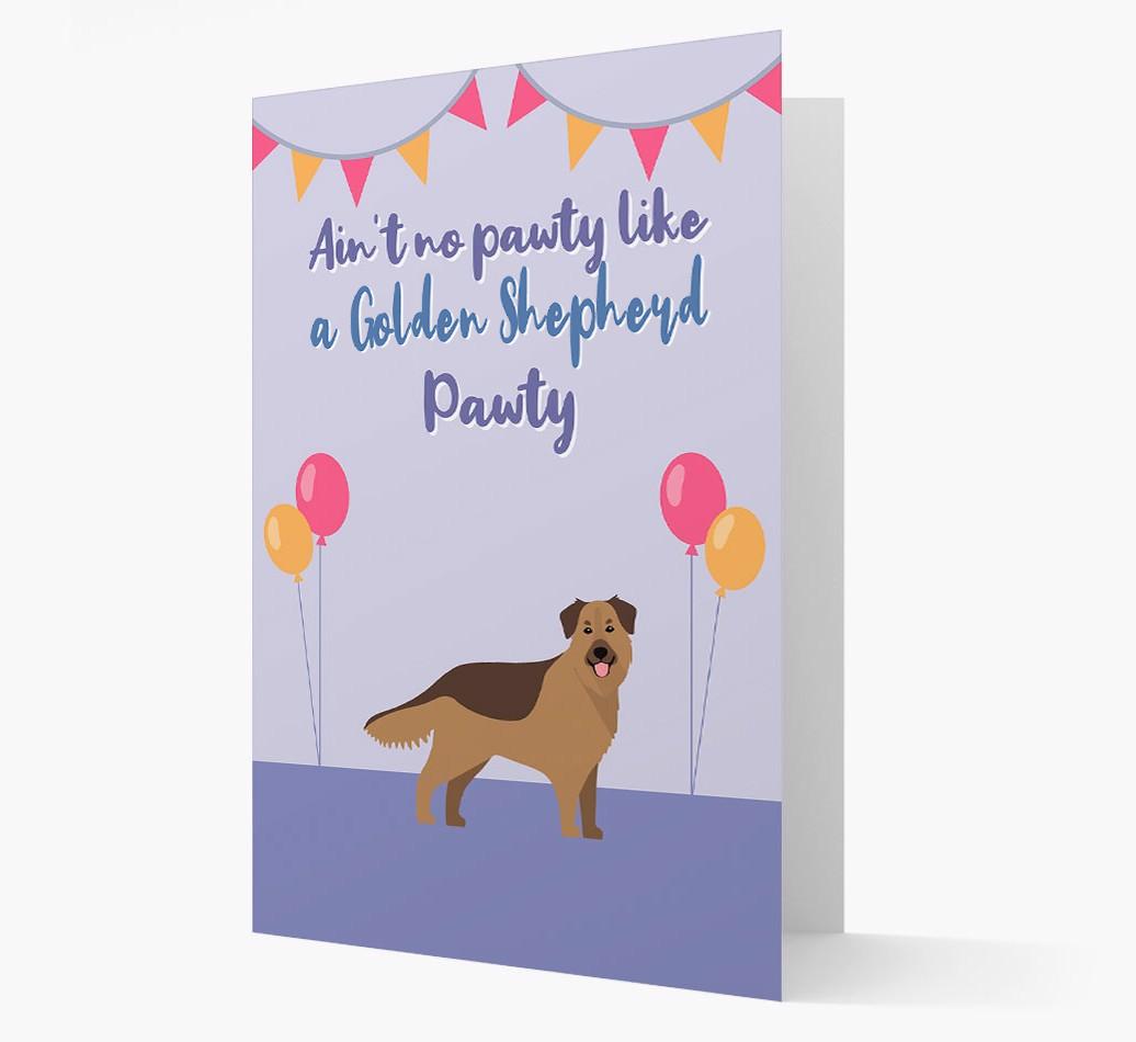 Ain't No Pawty: Personalized {breedFullName} Card