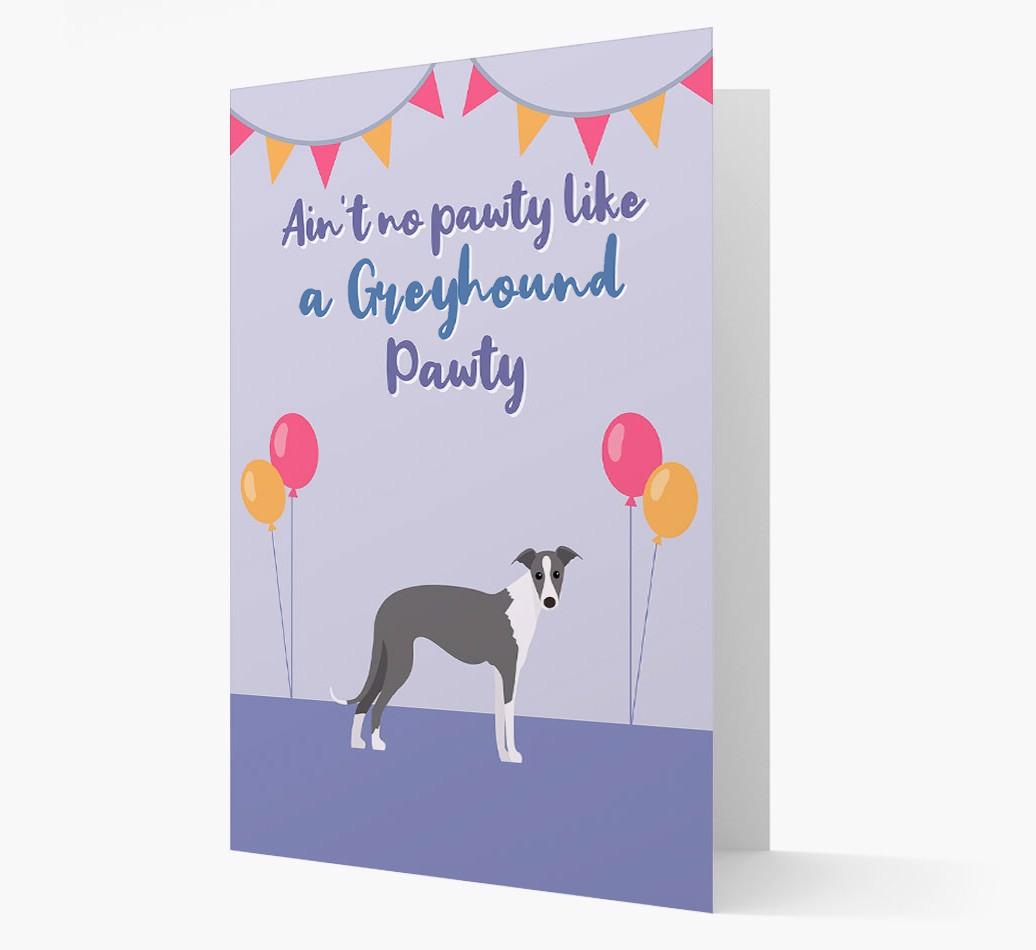 Ain't No Pawty: Personalized {breedFullName} Card