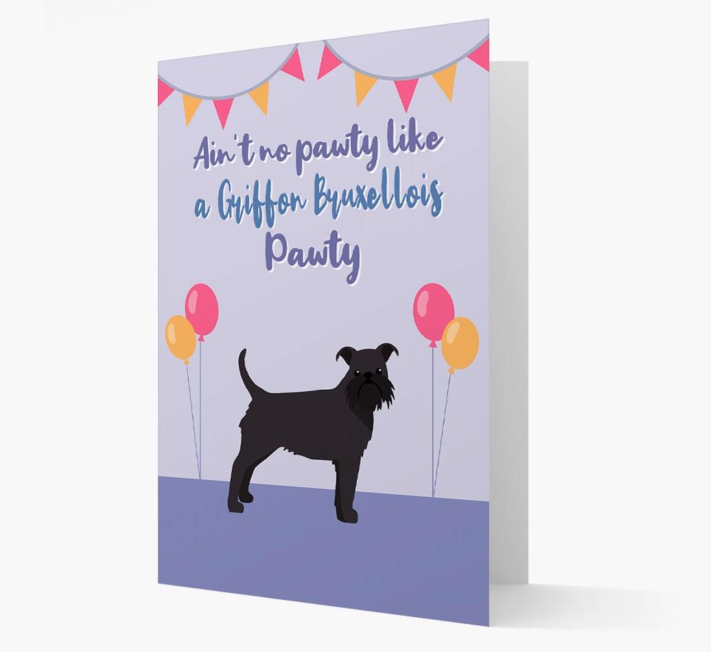 Ain't No Pawty: Personalized {breedFullName} Card