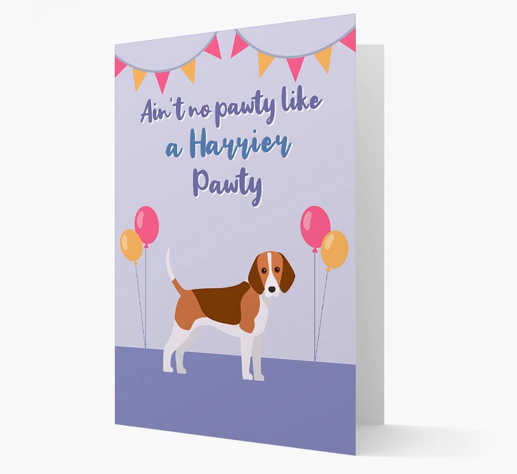 Ain't No Pawty: Personalized {breedFullName} Card