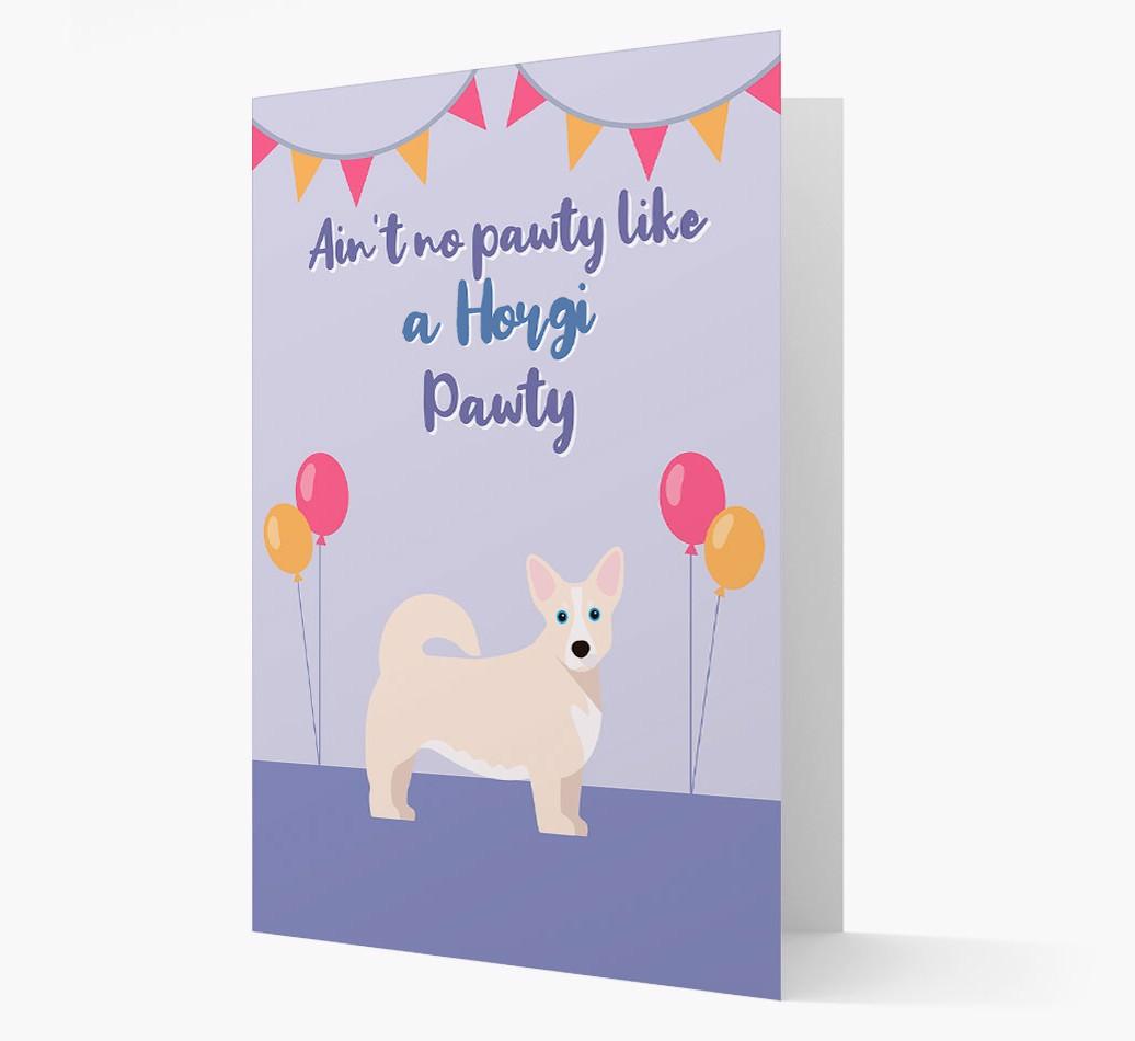 Ain't No Pawty: Personalized {breedFullName} Card