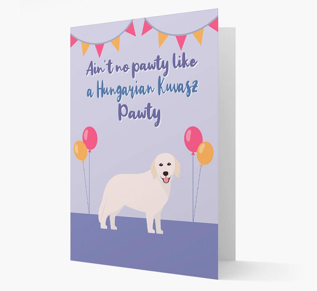 Ain't No Pawty: Personalized {breedFullName} Card